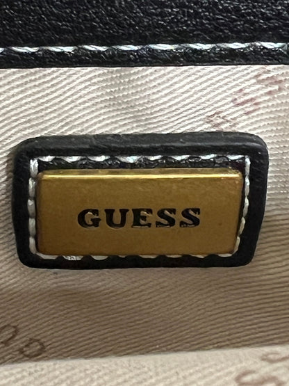 【中古品】【レディース】 GUESS ゲス BAG KATEY LUXURY SATCHEL HA787026 ケイティ ラグジュアリー サッチェル カバン 2WAYバッグ 188-260815-kk-18-hon カラー：ホワイト/ブラック 万代Net店