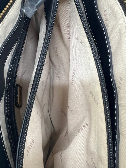 【中古品】【レディース】 GUESS ゲス BAG KATEY LUXURY SATCHEL HA787026 ケイティ ラグジュアリー サッチェル カバン 2WAYバッグ 188-260815-kk-18-hon カラー：ホワイト/ブラック 万代Net店