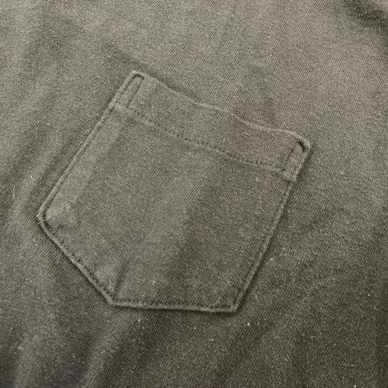 【中古品】【メンズ】 MOMOTARO JEANS 桃太郎ジーンズ VNECK S/S TEE Vネック ショートスリーブ Tシャツ 出陣 半袖 145-260721-as-13-izu サイズ：L カラー：ブラック 万代Net店