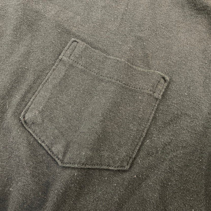 【中古品】【メンズ】 MOMOTARO JEANS 桃太郎ジーンズ VNECK S/S TEE Vネック ショートスリーブ Tシャツ 出陣 半袖 145-260721-as-13-izu サイズ：L カラー：ブラック 万代Net店