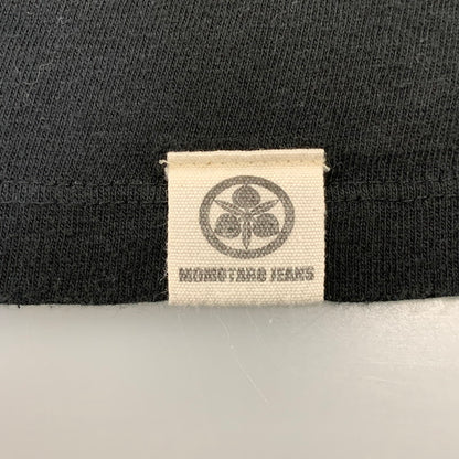 【中古品】【メンズ】 MOMOTARO JEANS 桃太郎ジーンズ VNECK S/S TEE Vネック ショートスリーブ Tシャツ 出陣 半袖 145-260721-as-13-izu サイズ：L カラー：ブラック 万代Net店