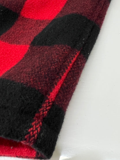 【中古品】【メンズ】 FAT エフエーティー Hooded Buffalo Check Shirt F31121-JK35-AB フーデッドバッファローチェックシャツ トップス ロングスリーブシャツ 142-260809-SH-11-hon サイズ：TITCH カラー：レッド ブラック グレー 万代Net店