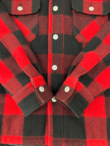 【中古品】【メンズ】 FAT エフエーティー Hooded Buffalo Check Shirt F31121-JK35-AB フーデッドバッファローチェックシャツ トップス ロングスリーブシャツ 142-260809-SH-11-hon サイズ：TITCH カラー：レッド ブラック グレー 万代Net店
