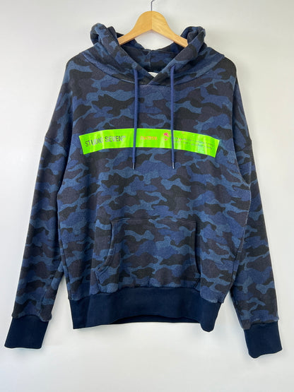 【現状渡し品】【メンズ】 STUDIO SEVEN スタジオセブン Limited Bar Camo Hoodie 70863888 リミテッドバーカモフーディー トップス 142-260809-SH-01-hon サイズ：M カラー：ネイビー系 万代Net店