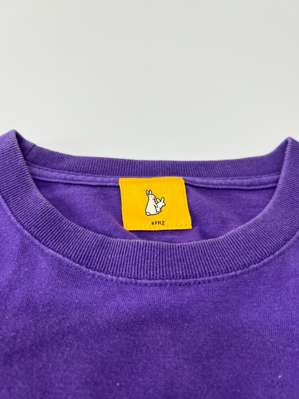 【中古品】【メンズ】 FR2 エフアールツー THE SEX LIFE S/S TEE ショートスリーブ Tシャツ 半袖 トップス 142-260803-kk-03-hon サイズ：L カラー：パープル 万代Net店