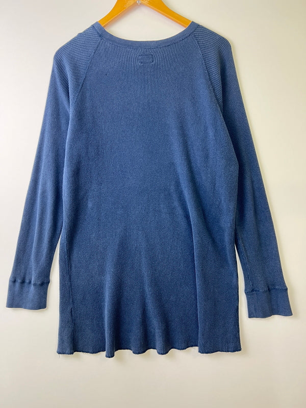 【中古品】【メンズ】 TENDERLOIN テンダーロイン WAFFLE TEE ワッフル長袖Tシャツ トップス 142-260918-YS-03-hon サイズ：XL カラー：ブルー系 万代Net店