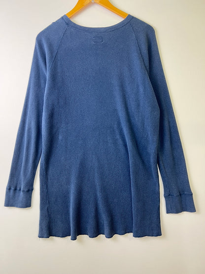 【中古品】【メンズ】 TENDERLOIN テンダーロイン WAFFLE TEE ワッフル長袖Tシャツ トップス 142-260918-YS-03-hon サイズ：XL カラー：ブルー系 万代Net店