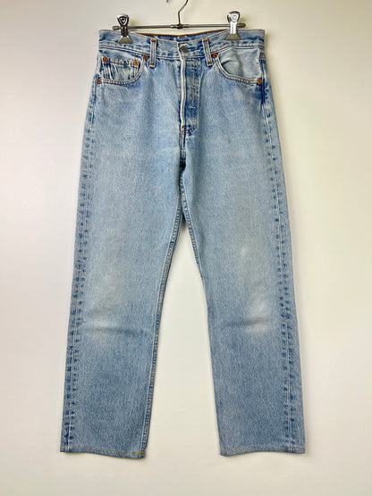 【中古品】【メンズ】 Levi's リーバイス 501 00501-0193 501 デニムパンツ ボトムス 157-260809-SH-21-hon サイズ：29 カラー：ライトインディゴ 万代Net店