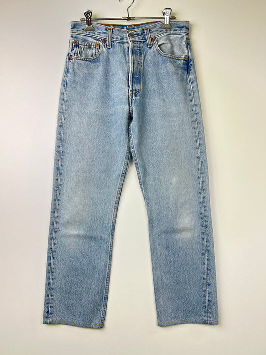 【中古品】【メンズ】 Levi's リーバイス 501 00501-0193 501 デニムパンツ ボトムス 157-260809-SH-21-hon サイズ：29 カラー：ライトインディゴ 万代Net店