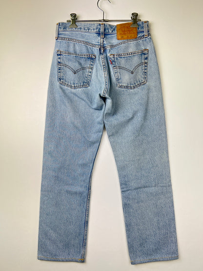 【中古品】【メンズ】 Levi's リーバイス 501 00501-0193 501 デニムパンツ ボトムス 157-260809-SH-21-hon サイズ：29 カラー：ライトインディゴ 万代Net店