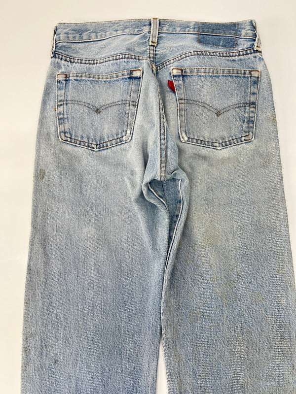 【中古品】【メンズ】 Levi's リーバイス 501 MADE IN USA Straight Denim Jeans 501 501 アメリカ製 ストレート 524刻印 デニム ジーンズ パンツ ボトムス 157-260808-SH-03-hon カラー：ライトブルー 万代Net店