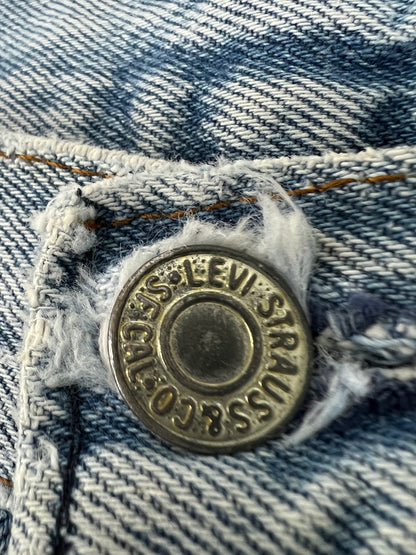 【中古品】【メンズ】 Levi's リーバイス 501 MADE IN USA Straight Denim Jeans 501 501 アメリカ製 ストレート 524刻印 デニム ジーンズ パンツ ボトムス 157-260808-SH-03-hon カラー：ライトブルー 万代Net店