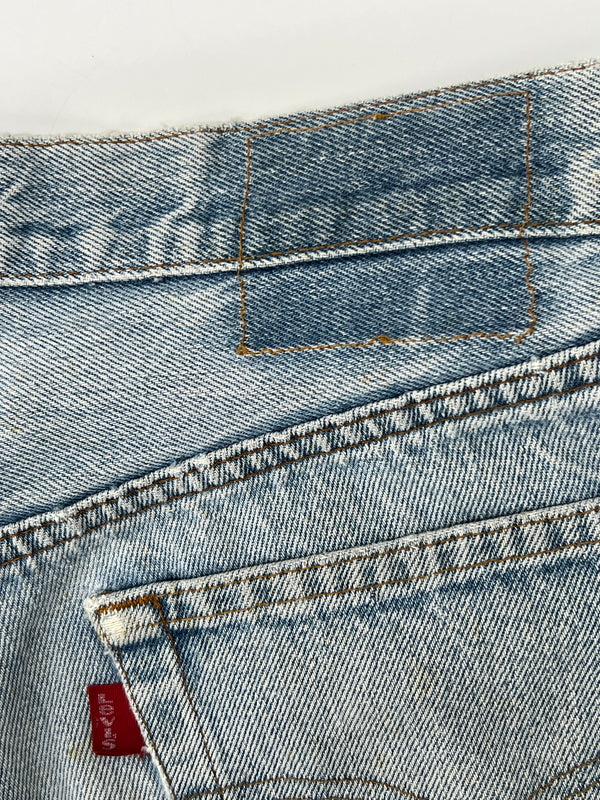 【中古品】【メンズ】 Levi's リーバイス 501 MADE IN USA Straight Denim Jeans 501 501 アメリカ製 ストレート 524刻印 デニム ジーンズ パンツ ボトムス 157-260808-SH-03-hon カラー：ライトブルー 万代Net店