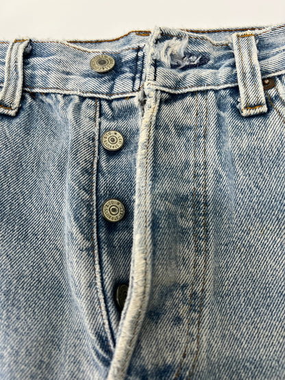 【中古品】【メンズ】 Levi's リーバイス 501 MADE IN USA Straight Denim Jeans 501 501 アメリカ製 ストレート 524刻印 デニム ジーンズ パンツ ボトムス 157-260808-SH-03-hon カラー：ライトブルー 万代Net店