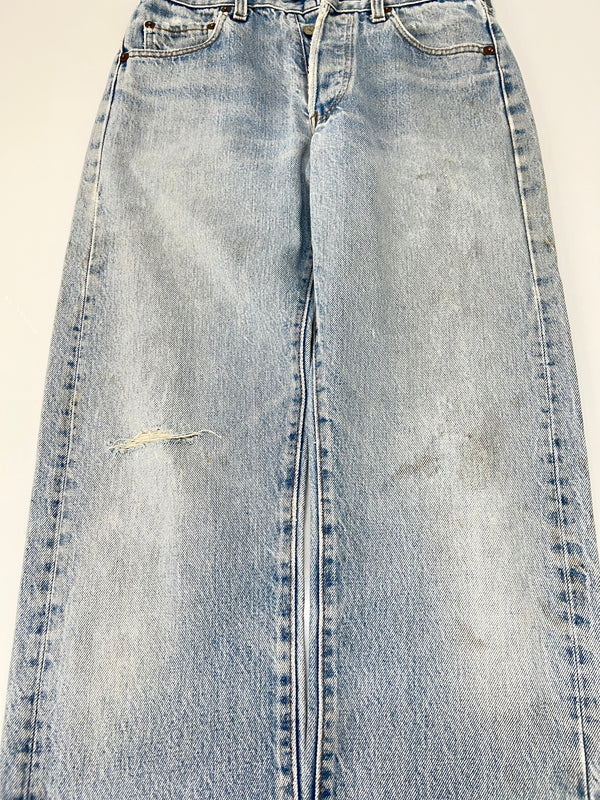 【中古品】【メンズ】 Levi's リーバイス 501 MADE IN USA Straight Denim Jeans 501 501 アメリカ製 ストレート 524刻印 デニム ジーンズ パンツ ボトムス 157-260808-SH-03-hon カラー：ライトブルー 万代Net店