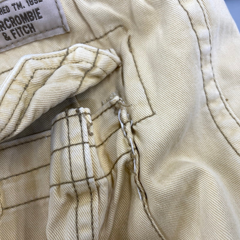 【中古品】【メンズ】 Abercrombie&Fitch アバークロンビーアンドフィッチ BUGGY CARGO SHORTS 02843-4829-4994 バギー カーゴ ショーツ ショートパンツ 157-260721-as-16-izu サイズ：36 カラー：ベージュ 万代Net店