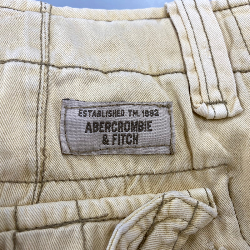 【中古品】【メンズ】 Abercrombie&Fitch アバークロンビーアンドフィッチ BUGGY CARGO SHORTS 02843-4829-4994 バギー カーゴ ショーツ ショートパンツ 157-260721-as-16-izu サイズ：36 カラー：ベージュ 万代Net店
