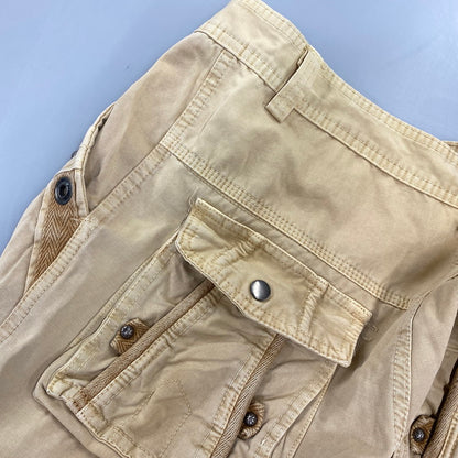 【中古品】【メンズ】 JUNYE JEANS ジェンイェ ジーンズ GIMMICK CARGO PANTS ギミックカーゴパンツ 157-260721-as-15-izu サイズ：32 カラー：ベージュ 万代Net店