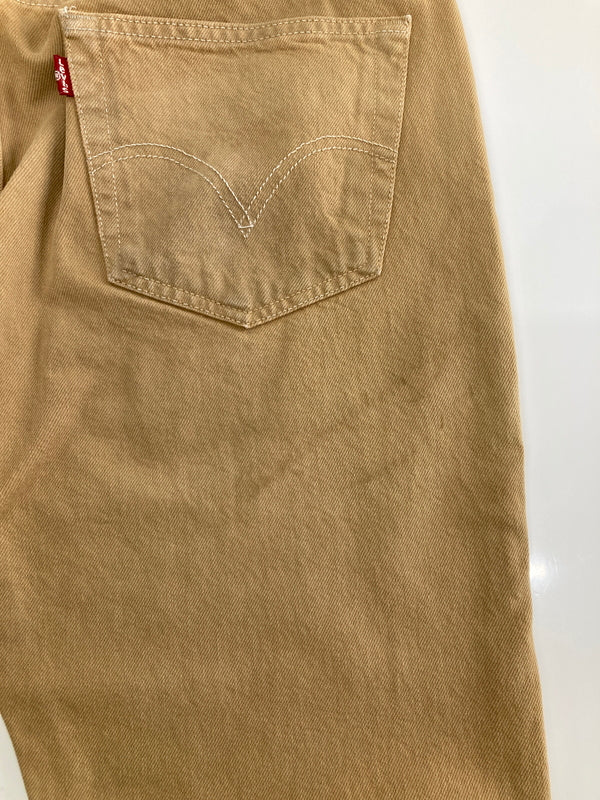 【現状渡し品】【メンズ】 LEVI'S リーバイス 501 STRAIGHT FIT COTTON PANTS 501ストレートフィットコットンパンツ ボトムス 158-260917-YS-13-hon サイズ：W34 L34 カラー：ベージュ 万代Net店