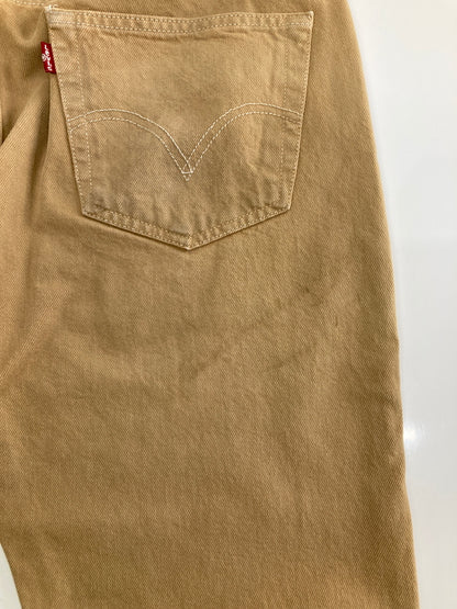 【現状渡し品】【メンズ】 LEVI'S リーバイス 501 STRAIGHT FIT COTTON PANTS 501ストレートフィットコットンパンツ ボトムス 158-260917-YS-13-hon サイズ：W34 L34 カラー：ベージュ 万代Net店