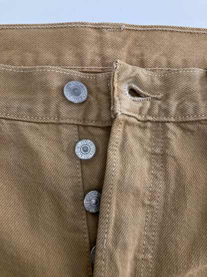 【現状渡し品】【メンズ】 LEVI'S リーバイス 501 STRAIGHT FIT COTTON PANTS 501ストレートフィットコットンパンツ ボトムス 158-260917-YS-13-hon サイズ：W34 L34 カラー：ベージュ 万代Net店