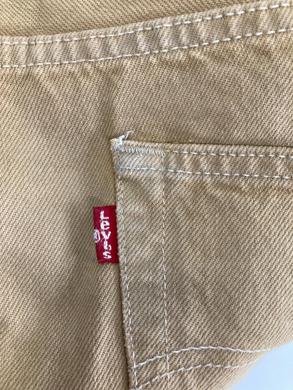 【現状渡し品】【メンズ】 LEVI'S リーバイス 501 STRAIGHT FIT COTTON PANTS 501ストレートフィットコットンパンツ ボトムス 158-260917-YS-13-hon サイズ：W34 L34 カラー：ベージュ 万代Net店