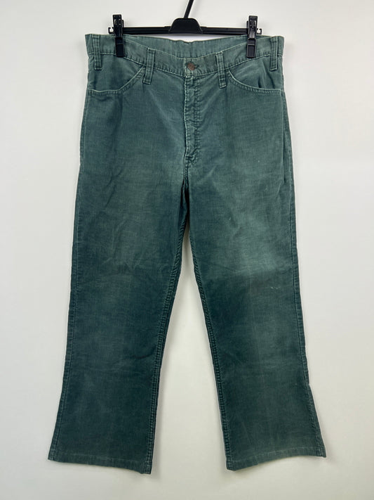 【中古品】【メンズ】 LEVI'S リーバイス 646 CORDUROY PANTS 646-1532 VINTAGE コーデュロイパンツ ボトムス ヴィンテージ 157-260628-kk-03-hon サイズ：36 カラー：グリーン 万代Net店