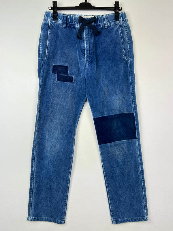 【中古品】【メンズ】 REMI RELIEF レミレリーフ Patchwork Corduroy Easy Pants RN128390 パッチワーク コーデュロイ イージー パンツ ボトムス 158-260808-SH-06-hon サイズ：S 万代Net店