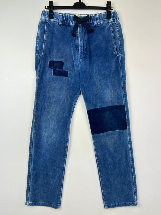 【中古品】【メンズ】 REMI RELIEF レミレリーフ Patchwork Corduroy Easy Pants RN128390 パッチワーク コーデュロイ イージー パンツ ボトムス 158-260808-SH-06-hon サイズ：S 万代Net店
