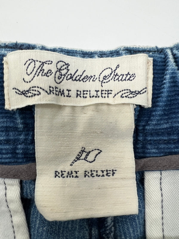 【中古品】【メンズ】 REMI RELIEF レミレリーフ Patchwork Corduroy Easy Pants RN128390 パッチワーク コーデュロイ イージー パンツ ボトムス 158-260808-SH-06-hon サイズ：S 万代Net店