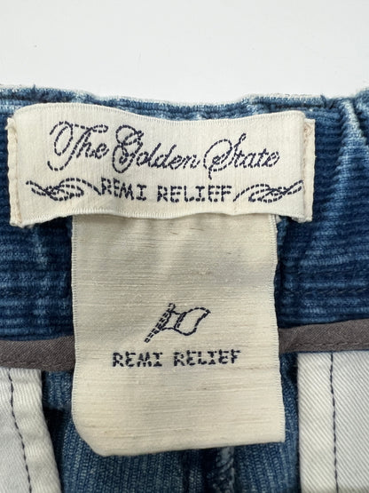 【中古品】【メンズ】 REMI RELIEF レミレリーフ Patchwork Corduroy Easy Pants RN128390 パッチワーク コーデュロイ イージー パンツ ボトムス 158-260808-SH-06-hon サイズ：S 万代Net店