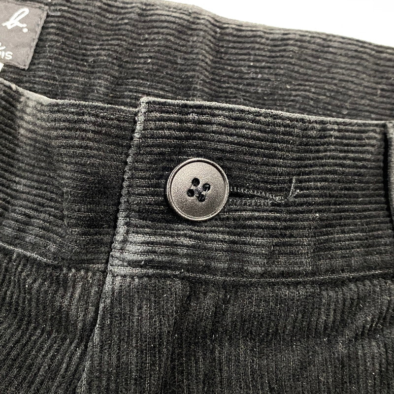 【中古品】【メンズ】 agnes b. HOMME アニエスベーオム CORDUROY PANTS 103549 コーデュロイパンツ フランス製 152-260814-as-04-izu サイズ：38 カラー：ブラック 万代Net店