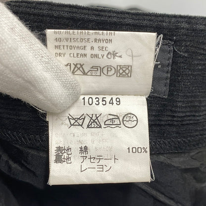 【中古品】【メンズ】 agnes b. HOMME アニエスベーオム CORDUROY PANTS 103549 コーデュロイパンツ フランス製 152-260814-as-04-izu サイズ：38 カラー：ブラック 万代Net店