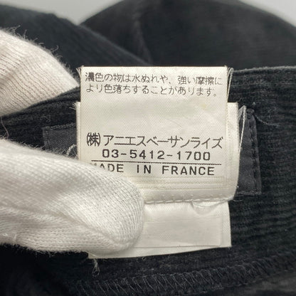 【中古品】【メンズ】 agnes b. HOMME アニエスベーオム CORDUROY PANTS 103549 コーデュロイパンツ フランス製 152-260814-as-04-izu サイズ：38 カラー：ブラック 万代Net店