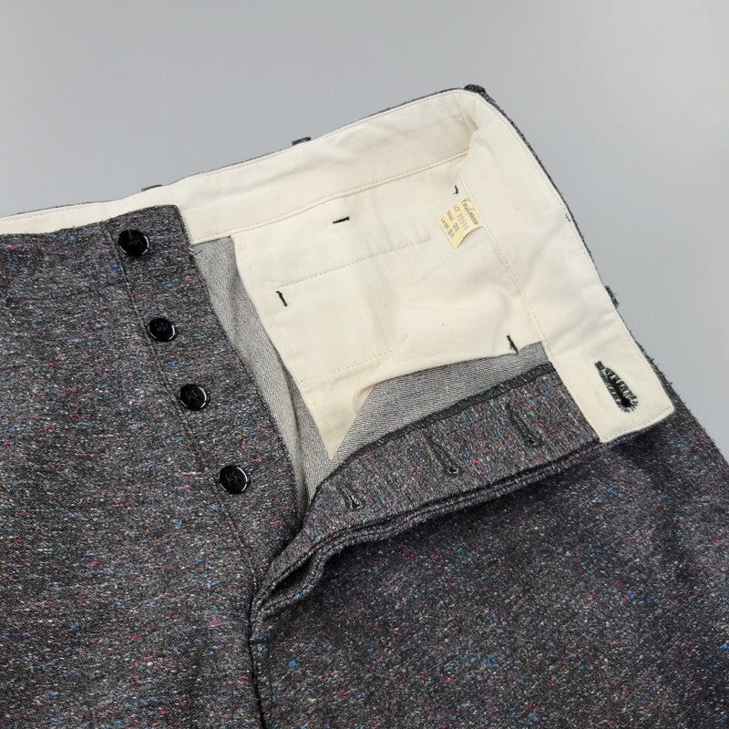 【中古品】【メンズ】 CUSHMAN クッシュマン 22010 TROUSERS PANTS トラウザーズ パンツ ボトムス ズボン 156-260717-cs-16-izu サイズ：32×34 カラー：グレー 万代Net店