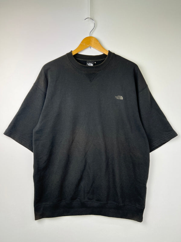 【中古品】【メンズ】 THE NORTH FACE ザノースフェイス 24SS Sweat Mixed H/S Tee NT12446 スウェットミックスドハーフスリーブティー トップス ショートスリーブシャツ 144-260809-SH-18-hon サイズ：XL カラー：ブラック 万代Net店
