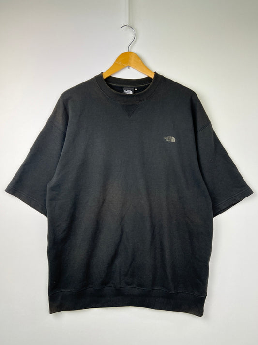 【中古品】【メンズ】 THE NORTH FACE ザノースフェイス 24SS Sweat Mixed H/S Tee NT12446 スウェットミックスドハーフスリーブティー トップス ショートスリーブシャツ 144-260809-SH-18-hon サイズ：XL カラー：ブラック 万代Net店