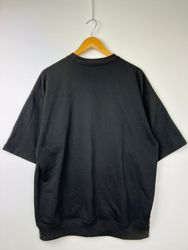 【中古品】【メンズ】 THE NORTH FACE ザノースフェイス 24SS Sweat Mixed H/S Tee NT12446 スウェットミックスドハーフスリーブティー トップス ショートスリーブシャツ 144-260809-SH-18-hon サイズ：XL カラー：ブラック 万代Net店