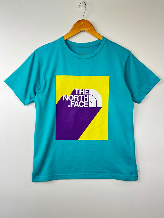 【中古品】【メンズ】 THE NORTH FACE ザ・ノースフェイス S/S 3D LOGO TEE NT31942 ショートスリーブ スリーディー ロゴ Tシャツ 半袖 トップス 144-260803-kk-02-hon サイズ：M カラー：イオンブルー 万代Net店