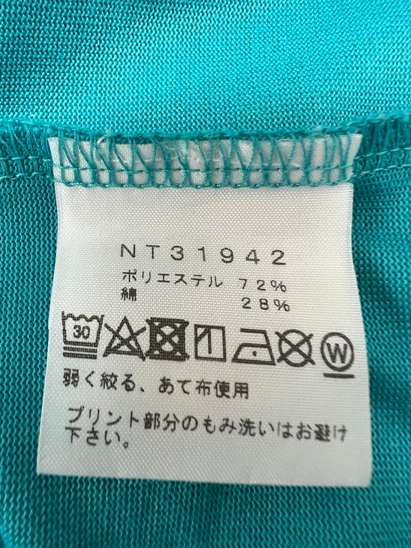 【中古品】【メンズ】 THE NORTH FACE ザ・ノースフェイス S/S 3D LOGO TEE NT31942 ショートスリーブ スリーディー ロゴ Tシャツ 半袖 トップス 144-260803-kk-02-hon サイズ：M カラー：イオンブルー 万代Net店