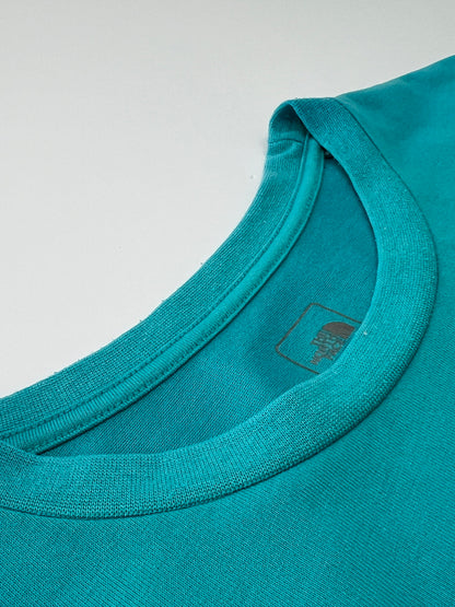 【中古品】【メンズ】 THE NORTH FACE ザ・ノースフェイス S/S 3D LOGO TEE NT31942 ショートスリーブ スリーディー ロゴ Tシャツ 半袖 トップス 144-260803-kk-02-hon サイズ：M カラー：イオンブルー 万代Net店