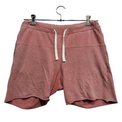 【中古品】【メンズ】 Ron Herman ロンハーマン DAMAGE CUT-OFF SWEAT SHORTS 512090180-1071 ダメージ カットオフ スウェットショーツ ショートパンツ 152-260707-as-09-izu サイズ：M カラー：コーラルピンク 万代Net店