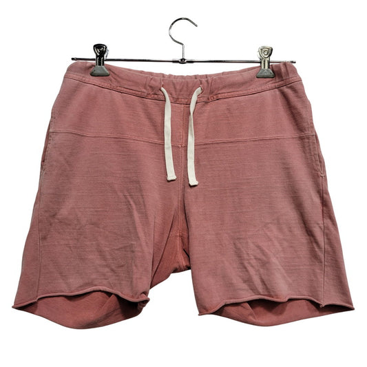 【中古品】【メンズ】 Ron Herman ロンハーマン DAMAGE CUT-OFF SWEAT SHORTS 512090180-1071 ダメージ カットオフ スウェットショーツ ショートパンツ 152-260707-as-09-izu サイズ：M カラー：コーラルピンク 万代Net店