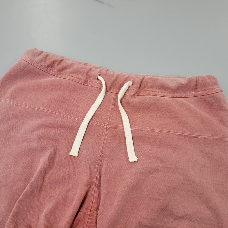 【中古品】【メンズ】 Ron Herman ロンハーマン DAMAGE CUT-OFF SWEAT SHORTS 512090180-1071 ダメージ カットオフ スウェットショーツ ショートパンツ 152-260707-as-09-izu サイズ：M カラー：コーラルピンク 万代Net店