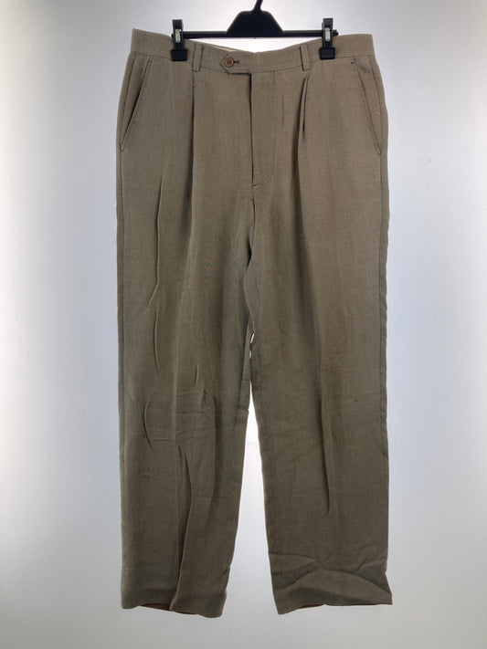 【ジャンク品】【メンズ】 GIORGIO ARMANI ジョルジオアルマーニ TROUSERS スラックス ボトムス パンツ 158-260917-YS-16-hon カラー：ベージュ系 万代Net店