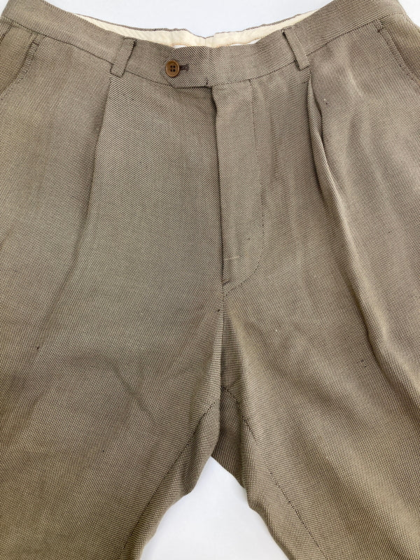 【ジャンク品】【メンズ】 GIORGIO ARMANI ジョルジオアルマーニ TROUSERS スラックス ボトムス パンツ 158-260917-YS-16-hon カラー：ベージュ系 万代Net店