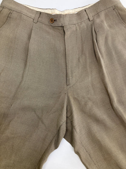 【ジャンク品】【メンズ】 GIORGIO ARMANI ジョルジオアルマーニ TROUSERS スラックス ボトムス パンツ 158-260917-YS-16-hon カラー：ベージュ系 万代Net店
