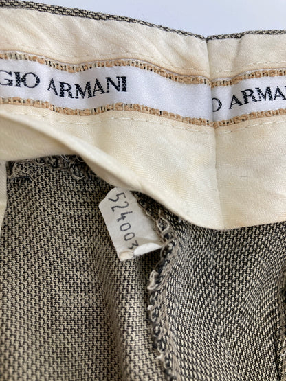 【ジャンク品】【メンズ】 GIORGIO ARMANI ジョルジオアルマーニ TROUSERS スラックス ボトムス パンツ 158-260917-YS-16-hon カラー：ベージュ系 万代Net店