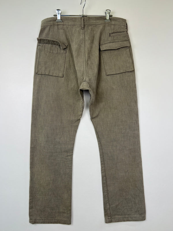 【中古品】【メンズ】 BRU NA BOINNE ブルーナボイン METAL PANTS 7009METAL メタル パンツ ボトムス 158-260808-SH-12-hon サイズ：32 カラー：グレージュ系 万代Net店