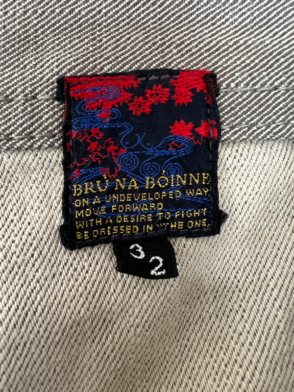 【中古品】【メンズ】 BRU NA BOINNE ブルーナボイン METAL PANTS 7009METAL メタル パンツ ボトムス 158-260808-SH-12-hon サイズ：32 カラー：グレージュ系 万代Net店